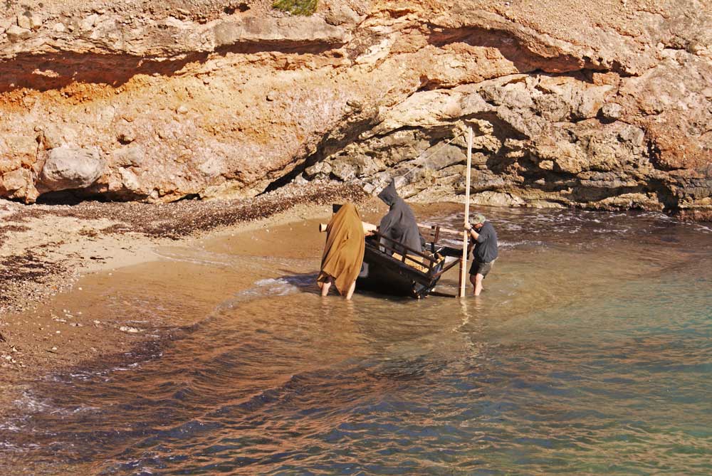 rodaje de es culleram el santuario del mar en ibiza cala olivera filmotica documental